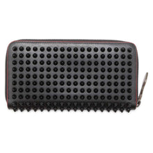 将图像加载到图库查看器中，Christian Louboutin Studded Long Wallet Black 3135058 Leather
