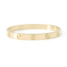 将图像加载到图库查看器中，CARTIER love bracelet Size 16 B6035516 18K Yellow Gold
