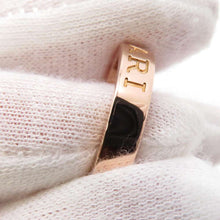 将图像加载到图库查看器中，BVLGARI B.Zero1 Ring Double Logo Size #9341825 18K Pink Gold
