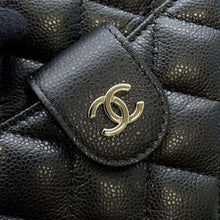 将图像加载到图库查看器中，CHANEL ChainShoulder Bag Matelasse CC Logo Black AP3998 Caviar Leather
