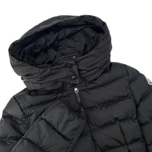 将图像加载到图库查看器中，MONCLER Flammette Long Down Jacket Size 1 Black H2 093 1C509 00 Nylon100%
