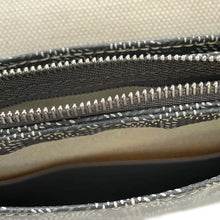 Load image into Gallery viewer, GOYARD plume pouch wallet Gray PLUMETPMLTY51CL51P PVC Coated Canvas Calf Leather
