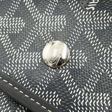 Load image into Gallery viewer, GOYARD plume pouch wallet Gray PLUMETPMLTY51CL51P PVC Coated Canvas Calf Leather
