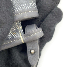 Load image into Gallery viewer, GOYARD plume pouch wallet Gray PLUMETPMLTY51CL51P PVC Coated Canvas Calf Leather
