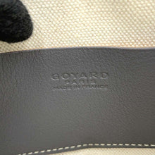 Load image into Gallery viewer, GOYARD plume pouch wallet Gray PLUMETPMLTY51CL51P PVC Coated Canvas Calf Leather
