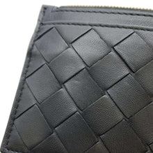 将图像加载到图库查看器中，Bottega Veneta INTRECCIATO Coin purse Black 608784 Leather
