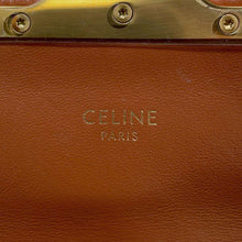 Load image into Gallery viewer, CELINE Triomphe Shoulder Bag White 194142CUZ PVC Coated Canvas Leather
