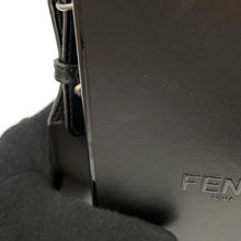 将图像加载到图库查看器中，FENDI Box Shoulder Bag Black 7VA519 Leather
