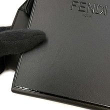 将图像加载到图库查看器中，FENDI Box Shoulder Bag Black 7VA519 Leather
