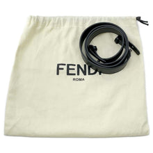 将图像加载到图库查看器中，FENDI Box Shoulder Bag Black 7VA519 Leather
