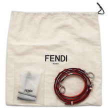 将图像加载到图库查看器中，FENDI Peekaboo I See You Marc Jacobs collaboration White/CoralOrange 8BN335 Leather Size Petit
