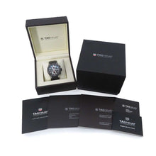 将图像加载到图库查看器中，TAG HEUER Carrera Caliber Heuer 01 Chronograph W45mm Stainless Steel Rubber Black Dial CAR2A1Z.FT6044
