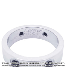 将图像加载到图库查看器中，CARTIER Love Ring Size 55/#15 18K White Gold
