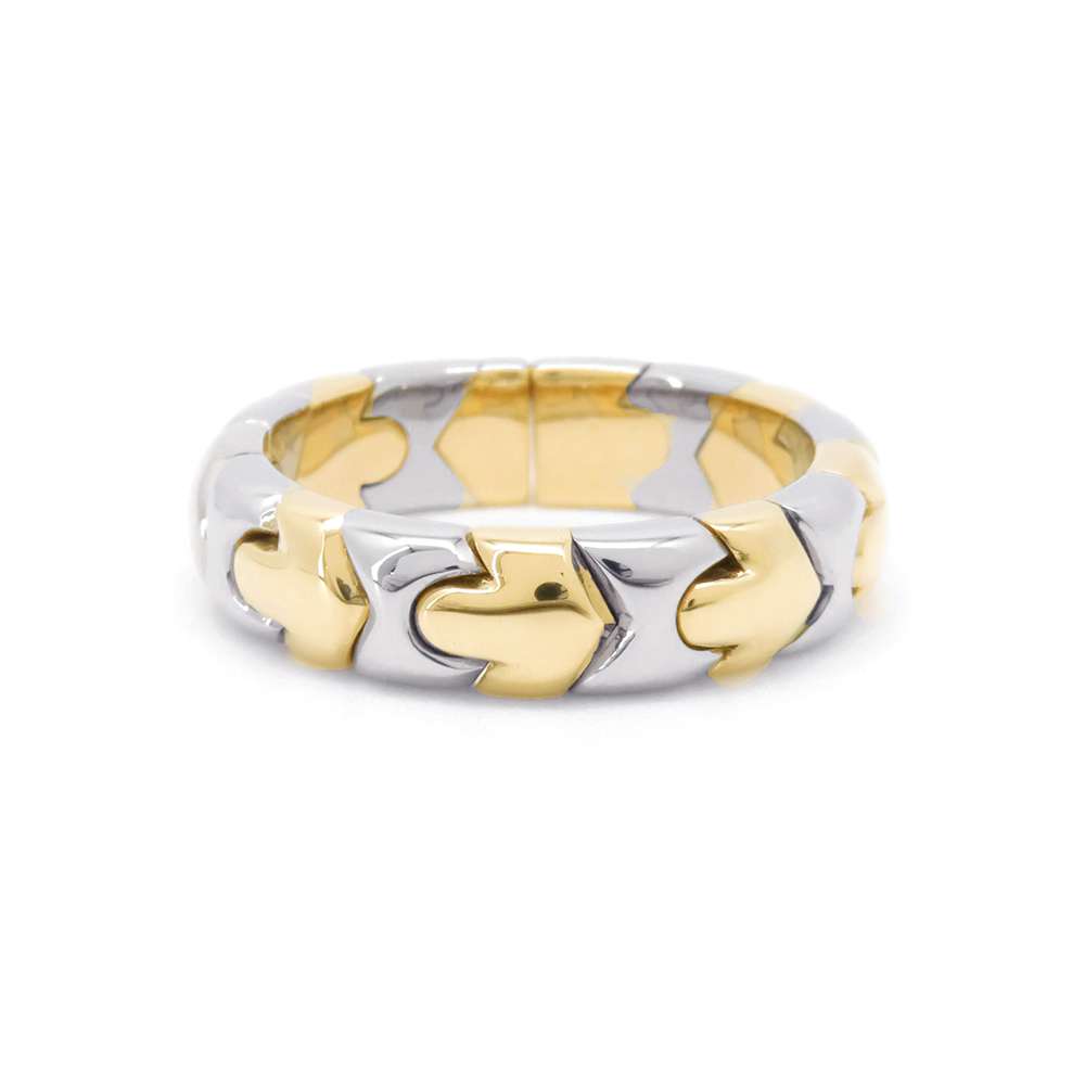 BVLGARI Alveare Ring Size 53/#13 K18WG K18YG