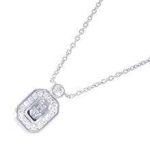 将图像加载到图库查看器中，HARRY WINSTON HW logo Necklace 18K White Gold
