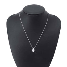 将图像加载到图库查看器中，HARRY WINSTON HW logo Necklace 18K White Gold
