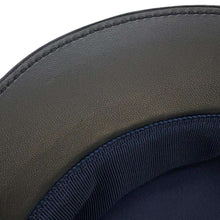 将图像加载到图库查看器中，HERMES Cap Size 57 Navy Wool 100% Lambskin Cotton Rayon
