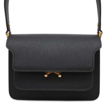 将图像加载到图库查看器中，MARNI MARNI TRUNK MINI Shoulder Bag Black SBMPS01NO1 Leather
