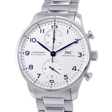 将图像加载到图库查看器中，IWC Portugieser Chronograph W41mm Stainless Steel Silver Dial IW371617
