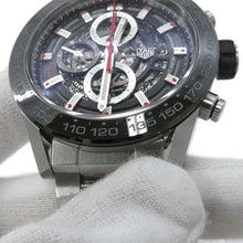 将图像加载到图库查看器中，TAG HEUER Carrera Caliber Heuer 01 Chronograph W43mm Stainless Steel Black Dial CAR2A1W.BA0703
