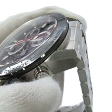 将图像加载到图库查看器中，TAG HEUER Carrera Caliber Heuer 01 Chronograph W43mm Stainless Steel Black Dial CAR2A1W.BA0703
