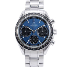 将图像加载到图库查看器中，OMEGA Speedmaster Racing W40mm Stainless Steel Blue Dial 326.30.40.50.03.001
