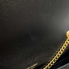 Load image into Gallery viewer, SAINT LAURENT PARIS Classic Kate ChainShoulder Bag Black 364021 Leather
