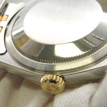 将图像加载到图库查看器中，ROLEX Datejust W36mm Stainless Steel K18YG White Roman Dial 16233
