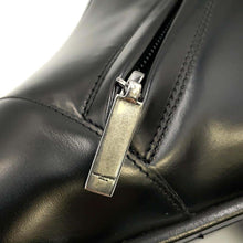 将图像加载到图库查看器中，SAINT LAURENT PARIS Side zip boots Black 480085 Leather Size 40 1/2
