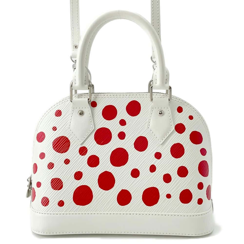 LOUIS VUITTON Alma LVxYK Blanc/RougeM21712 Epi Leather Infinity Dot Size BB