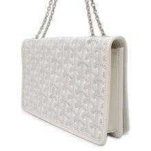 Load image into Gallery viewer, GOYARD Alexandre Trois Shoulder Bag White/Gray PVC Leather
