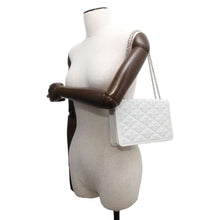 将图像加载到图库查看器中，GOYARD Alexandre Trois Shoulder Bag White/Gray PVC Leather
