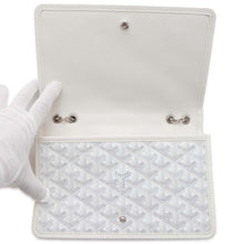 Load image into Gallery viewer, GOYARD Alexandre Trois Shoulder Bag White/Gray PVC Leather
