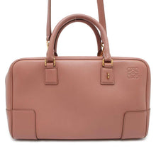 将图像加载到图库查看器中，LOEWE Amazonas Pink A039N08X01 Leather Size 28
