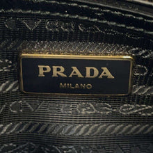 将图像加载到图库查看器中，PRADA Promenade 2WAY Handbag Black BL0838 Patent Leather
