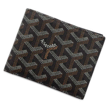 将图像加载到图库查看器中，GOYARD Victoire Bifold Wallet Black PVC/Leather
