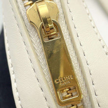 将图像加载到图库查看器中，CELINE Cuir Triomphe One Shoulder Bag Ivory 199183DU3 Leather
