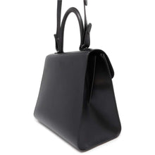 将图像加载到图库查看器中，Delvaux Brillon Rumor Black/White AA0661AAM099ZPN Calf Leather Size MM
