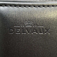 将图像加载到图库查看器中，Delvaux Brillon Rumor Black/White AA0661AAM099ZPN Calf Leather Size MM
