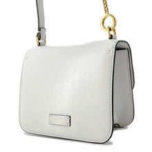 将图像加载到图库查看器中，Valentino Garavani V sling Shoulder Bag White Leather
