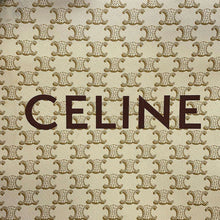 将图像加载到图库查看器中，CELINE Vertical Kaba 2WAY Tote Bag Beige/Brown PVC Leather Size Small
