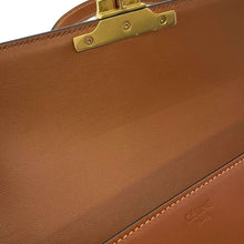 将图像加载到图库查看器中，CELINE Triomphe Claude One Shoulder Bag Tan 194143 Calf Leather
