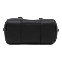 将图像加载到图库查看器中，LOEWE Amazona Square Black A039N21X01 Leather Size 16
