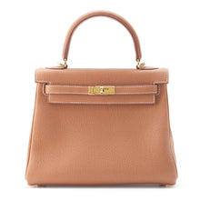 将图像加载到图库查看器中，HERMES Kelly Retourne Gold Togo Leather Size 25
