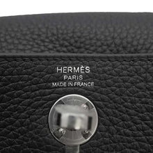 将图像加载到图库查看器中，HERMES Lindy Black Taurillon Clemence Size Mini
