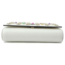 将图像加载到图库查看器中，Christian Louboutin Paloma Chain Wallet White/Pink/Multicolor 1185172 Leather/Patent Leather
