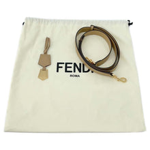 将图像加载到图库查看器中，FENDI BY THE WAY FENDI logo 2WAY Handbag Brown 8BL146 Leather Size Medium
