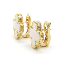 将图像加载到图库查看器中，Van Cleef &amp; Arpels Vintage Alhambra Earring VCARA44100 18K Yellow Gold
