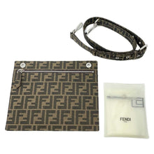 将图像加载到图库查看器中，FENDI Peekaboo Shoulder Bag Brown 7VA529 Canvas
