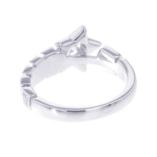 Load image into Gallery viewer, CHANEL Comet Collection Ring Size 53/#13J11457 18K White Gold
